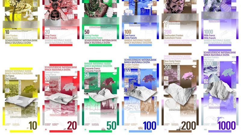 La Banque nationale suisse lance une sélection pour la future série de billets de banque