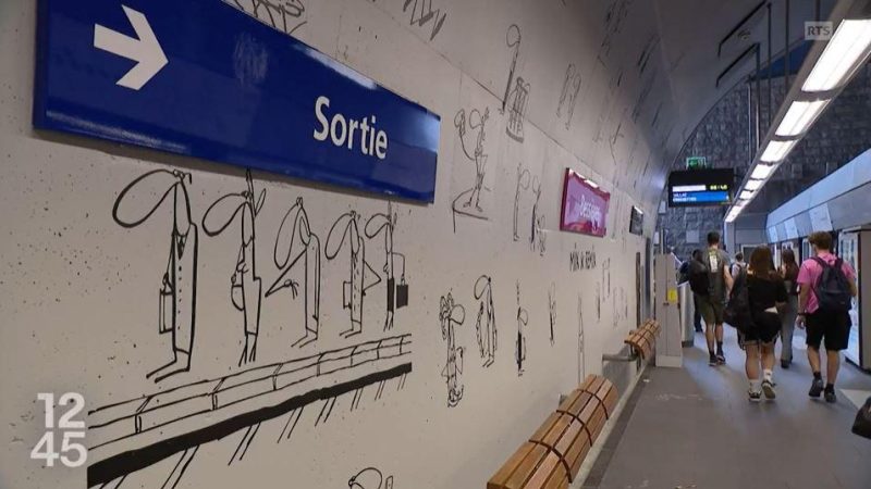 Lausanne rend hommage à Mix & Remix avec une fresque monumentale à la station Bessières