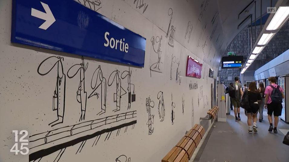 Lausanne rend hommage à Mix & Remix avec une fresque monumentale à la station Bessières