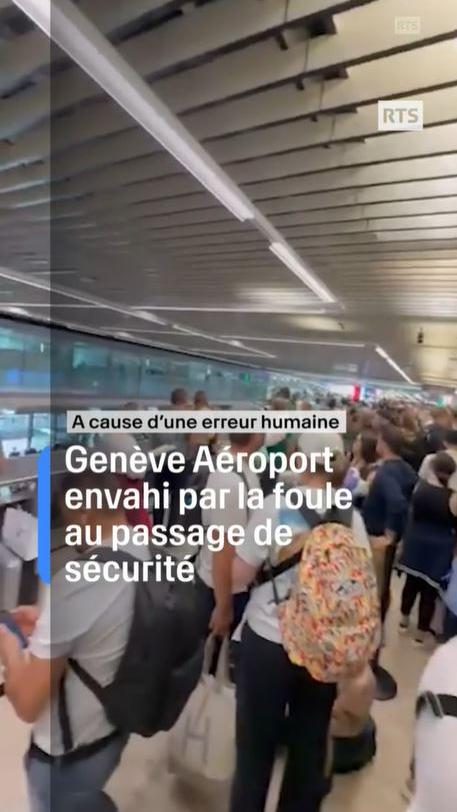 Aéroport de Genève : retards dimanche après une réorientation des passagers vers le mauvais poste de contrôle