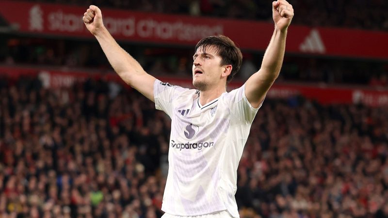 Football: Harry Maguire marque le but décisif à Anfield et suscite les réactions autour de Manchester United