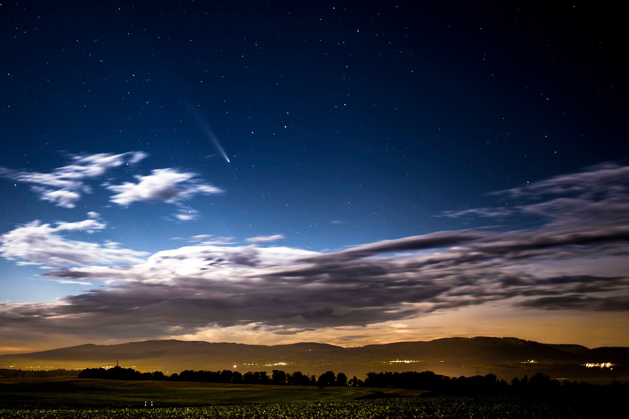 Espace : deux comètes visibles prochainement en Suisse, dont Lemmon à l’œil nu