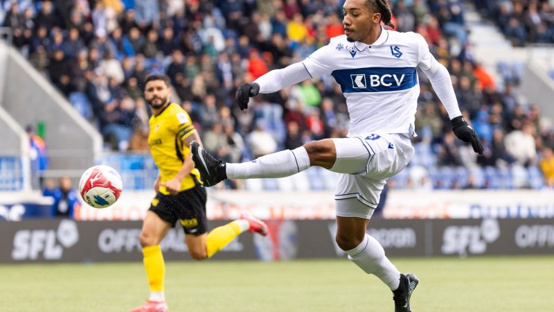 Theo Bair signe un triplé et offre la victoire au Lausanne-Sport